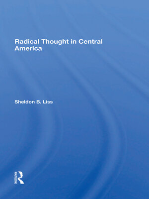 cover image of Radical Thought In Central America